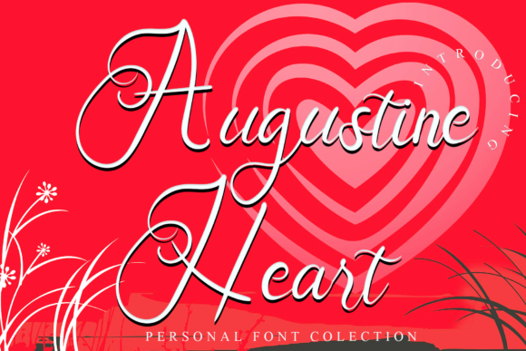 Augustine Heart: A Handwritten Font for Authentic Branding