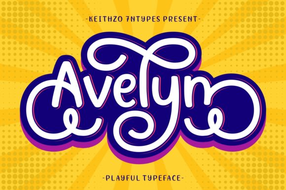 Avelyn: A Refined Script Typeface for Editorial Design