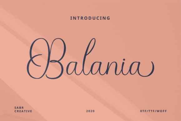 Balania Font Review: Elevating Web Design with Elegant Script