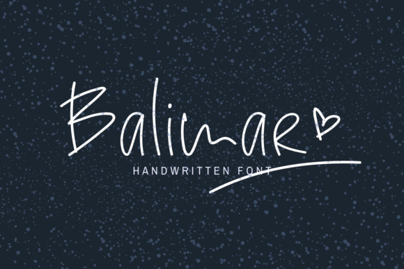 Balimar: A Timeless Handwritten Font for Editorial Design