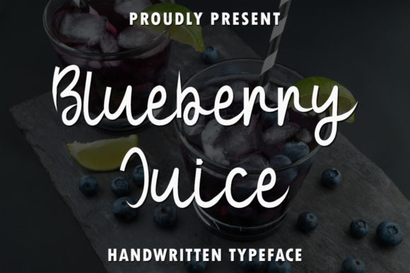 Blueberry Juice Font Review for Social Campaigns