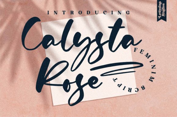 Calysta Rose: A Charming Script Font for Branding