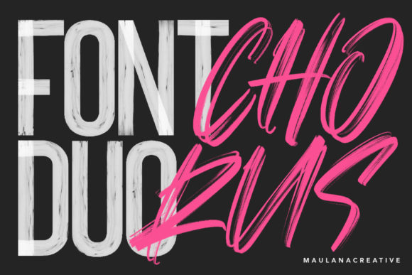 Chorus: The Urban Font Duo for Handmade Brands