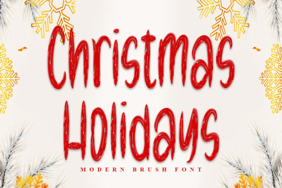 Christmas Holidays Font: A Designer's Take on Handwritten Branding