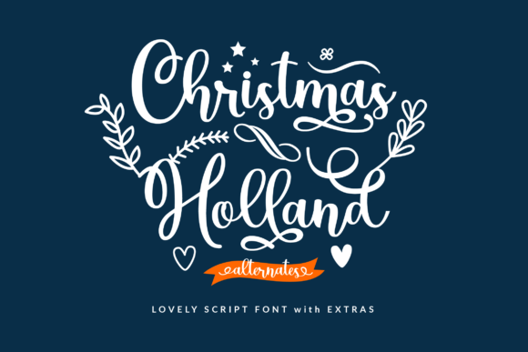 Christmas Holland: The Perfect Handwritten Font for Crafters