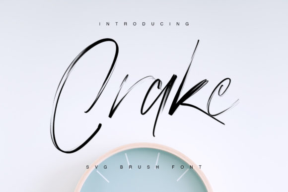 Crake: An Elegant Handwritten Font for Editorial Design