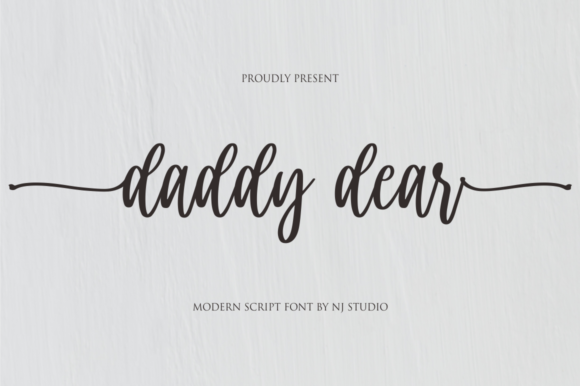 Daddy Dear: A Handwritten Font for Modern Web Design