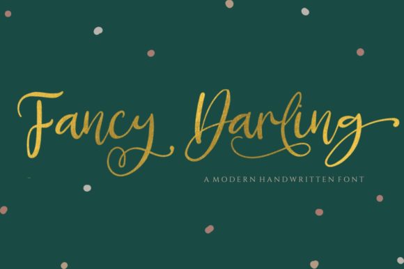 Fancy Darling: A Magical Script Font for Handmade Brands