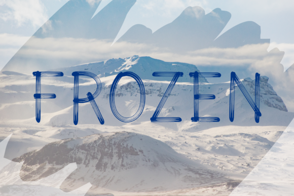 Frozen: A Handwritten Typeface for Modern Web Design