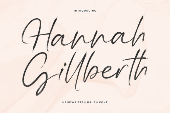 Hannah Gillberth: A Refined Script Typeface for Editorial Design