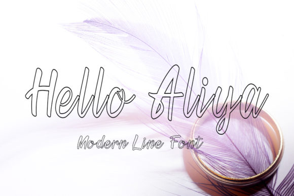Hello Aliya: A Playful Script Font for Modern Web Design