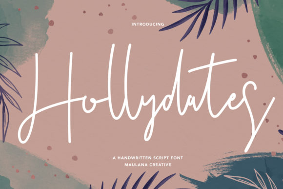 Hollydates: A Thin Script Typeface for Elegant Branding