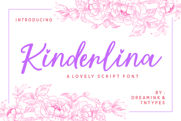 Kinderlina Typeface for Editorial Design
