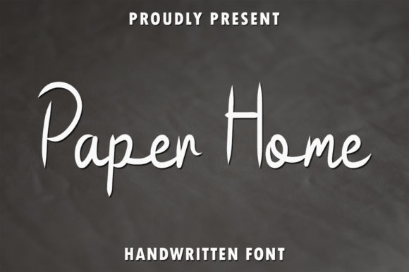 Paper Home Font: A Handwritten Typeface for Makers