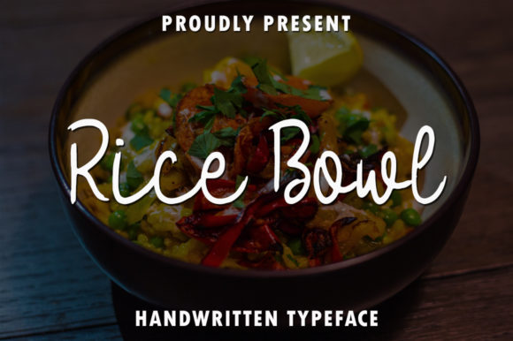 Rice Bowl Font: A Sweet Typeface for Small Business Branding