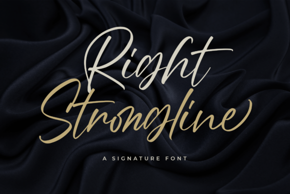 Right Strongline: A Designer's Take on Bold Script