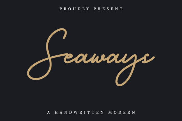 Seaways: A Balanced Handwritten Typeface for Editorial Design