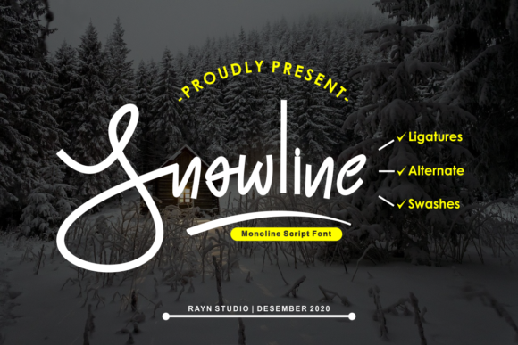 Snowline Font: A Neat Handwritten Typeface for Modern Branding