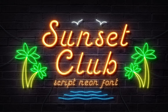 Sunset Club: The Handwritten Font for Makers