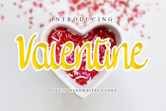 Valentine: A Romantic Script Font for Editorial Design