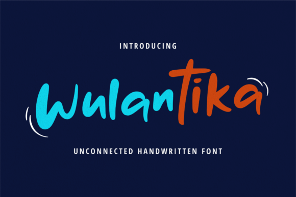 Wulantika: A Handwritten Font for Polished Branding